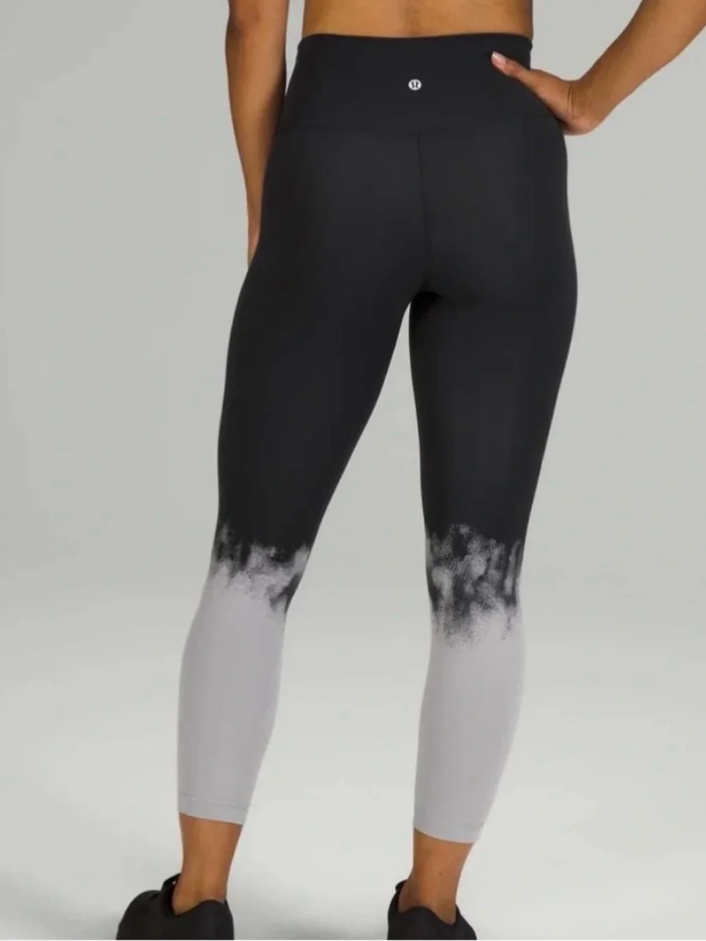 lululemon athletica Wunder Train High-Rise Leggings in Silverscreen Black